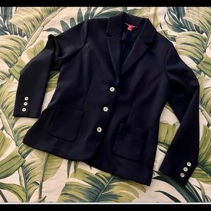 Lilly Pulitzer navy blue blazer